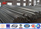 Q345 HDG Low Voltage Electric Metal Utility Poles 32M 20KN / Hot Rolled Steel Pole dostawca