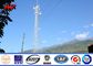 Steel Telecom Cellular Antenna Mono Pole Tower For Communication , ISO 9001 dostawca