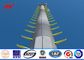 132kv 27 Meter 1500kg Obciążenia Mono Pole Tower dla telefonii komórkowej Telekomunikacja dostawca