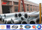 12m Galvanized 2.5mm square Light Poles Powder Coating with Cross Arms dostawca