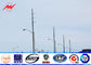 Round 30FT 69kv Steel utility Pole for Power Distribution Transmission Line dostawca
