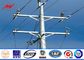 Octagonal 35FT 110kv Steel utility Pole with steel climbing rung for transmission line dostawca