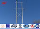 30ft 66kv small height Steel Utility Pole for Power Transmission Line with double arms dostawca