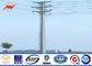 8sides 35ft 110kv Steel Utility Pole for transmission power line with single arm dostawca