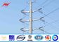 18M 12.5KN 4mm thickness Steel Utility Pole for overhead transmission line with substational character dostawca