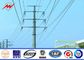 Galvanized Electric Polygona 50m Steel Transmission Poles Approved ISO9001 dostawca