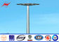 35M Round Galvanized Stadium High Mast Light Pole With 400kg Rasing Lifting System dostawca