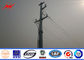 110kv Double Circuit Galvanized Steel Pole , Hot Dip Transmission Line Pole dostawca