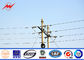 Electrical Transmission Towers 13m 2500dan Octagonal Single Circuit Electrical Utility Poles dostawca