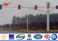 Octagonal Steel Street Lighting Poles Traffic Light Signals With Powder Coating dostawca