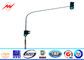 6m Single Bracket Galvanized Traffic Street Light Pole 3mm Thickness dostawca