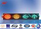 Windproof High Way 4m Steel Traffic Light Signals With Post Controller dostawca