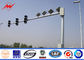 11.8m Steel Hot Dip Galvanization Electrical Power Pole For Over Headline Project dostawca