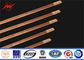 High Conductivity Copper Ground Rod 1/2&quot; 5/8&quot; 3/4&quot; Threaded Flat Pointed dostawca