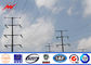 Safety Bitumen Electrical Power Pole 33kv Hot Dip Galvanization dostawca
