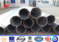 Outdoor Bitumen 20m African Galvanized Steel Power Pole with Cross Arm dostawca