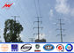 High Mast Steel Utility Pole Electric Power Poles 50000m Aluminum Conductor dostawca