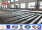 55ft Electrical Power Pole 3mm Thickness Powder Coating With Galvanized Stepped Bolt dostawca