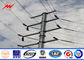 12m 800 Dan Electrical Power Pole For 33kv Transmission Line Project dostawca