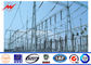 Power Transmission 110kv 15m Steel Power Poles With Galvanizatiom dostawca