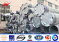 Gr65 Galvanized Steel Pole 14m 110kv Customized Metal Utility Poles dostawca