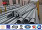 13m Hot Dip Galvanized Electrical Power Pole With Arms For Africa dostawca