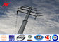 3mm Thickness Overhead Line Steel Power Poles 35FT Transmission Line Poles dostawca