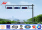 Solar Steel Transmission Poles Warning Light EMK USU96 For Road Safety dostawca