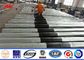 FRP Electrical Galvanized Steel Pole 9M With Hot Dip Galvanization dostawca