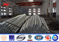 10-500kv Electrical Galvanized Steel Pole / durable transmission line poles dostawca