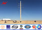 Conical 12.2m 1280kg Load Steel Utility Pole For Power 65kv Distribution dostawca