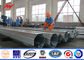 Galvanized Steel Utility Pole 13.4kv Powerful Transmission Line 160 Km / H 30 M / S dostawca
