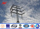 Electric Powerful IP65 Galvanised Steel Poles For Rural Electrical Projects dostawca