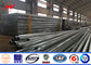 African Bitumen 20 M Double Circuit Galvanized Steel Power Pole 10 KV - 550 KV dostawca