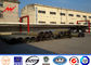15M Round Powder Painting Galvanised Steel Poles ASTM A123 Steel Transmission Poles dostawca