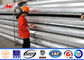 ASTM A123 220KV 12M Multi Side Bitumen Galvanised Steel Poles For Power Distribution dostawca