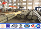 ASTM A123 220KV 12M Multi Side Bitumen Galvanised Steel Poles For Power Distribution dostawca