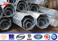 Tapered Galvanized Steel Utility Pole AWS D1.1 Welding Standard 21m 1280kg Load Weight dostawca