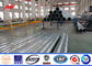 Medium Voltage Electric Power Pole AWS D 1.1 Steel Electrical Transmission Line Poles dostawca