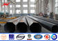 Tubular / Lattice Electrical Power Pole High Voltage Line Steel Transmission Poles dostawca