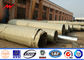 17M AWS D1.1 Galvanized Steel Pole / Steel Transmission Poles ISO Certification dostawca