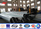 Conical 5mm Steel Transmission Poles 17m Height Three Sections 510kg Load Bitumen dostawca