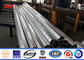 Conical 5mm Steel Transmission Poles 17m Height Three Sections 510kg Load Bitumen dostawca