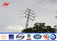 Round Steel Power Pole Multi - Pyramidal Distribution Line Electric Utility Poles dostawca