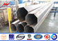 20 FT Galvanised Steel Poles / Tubular Pole For Philippines Transmission Line dostawca
