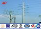 9 - 17m Hot Dip Galvanized Electrical Power Pole With Arms ISO 9001 Certificate dostawca