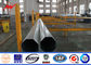 40ft 800 DaN Galvanized steel utility poles Electrical Power Monopole Q345 Material dostawca