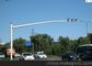 10m Cross Arm Galvanized Driveway Light Poles Street Lamp Pole 7m Length dostawca