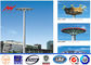 15 - 30 M Q345 Steel Tubular Pole Stadium High Mast Lighting Pole With 16 Lights dostawca
