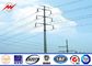 69 KV Philippines Galvanized Steel Pole / Electrical Pole With Cross Arm dostawca